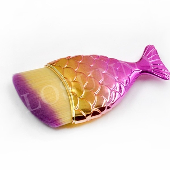 NEW Gold/pink mermaid tail contour brushes - Picture 3 of 4